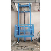 CE vertical gulid rail cargo lift for warehouse